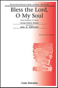 Bless the Lord O My Soul SAB choral sheet music cover